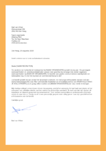 sollicitatiebrief voorbeeld buitendienst medewerker
