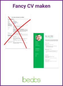 Een fancy cv maken: hoe doe je dat? fancy cv maken