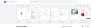 Cv maken met Google Docs (gratis cv templates) Google Docs cv maken