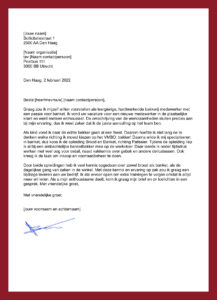 sollicitatiebrief bakker