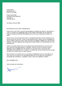 sollicitatiebrief akkerbouw