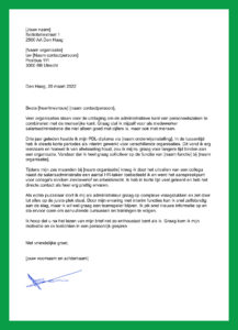 Voorbeeld sollicitatiebrief Salarisadministratie medewerker sollicitatiebrief medewerker salarisadministratie