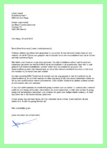 sollicitatiebrief bloemist