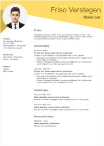 Cv Makelaar: voorbeelden en tips cv makelaar