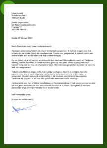 sollicitatiebrief tuinbouw