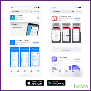 Cv maken op je smartphone: dit zijn de beste apps app cv maken smartphone