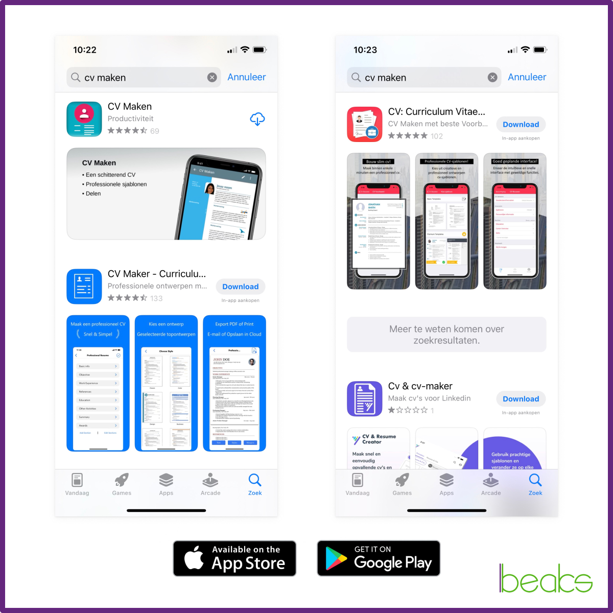 Maken Cv maken op je smartphone: dit zijn de beste apps - Beaks.nl