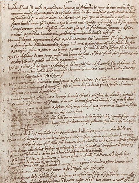 cv leonardo da vinci