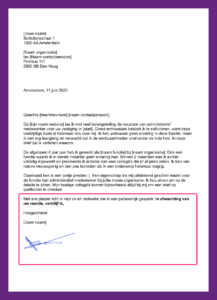 In afwachting van uw reactie: hoe sluit je een brief goed af? in afwachting van uw reactie