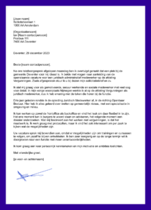 sollicitatiebrief juridisch medewerker