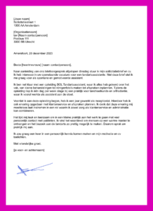 Sollicitatiebrief Tandartsassistente (voorbeeld) sollicitatiebrief tandartsassistente