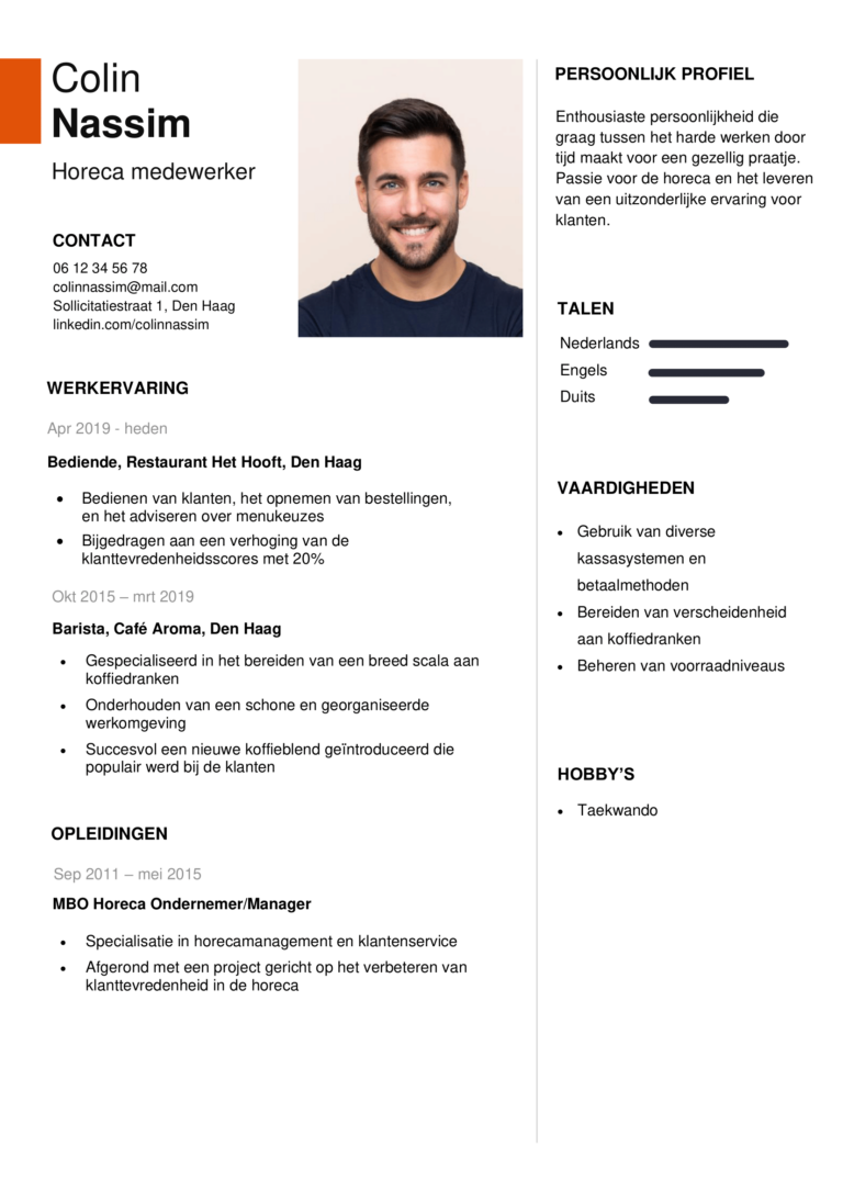 Block Cv Professionele cv templates: gratis downloaden - Beaks.nl