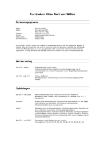 Simpele cv templates: gratis downloaden cv-template-classic