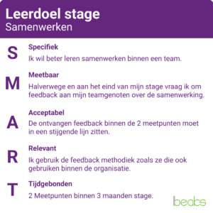 leerdoelen stage