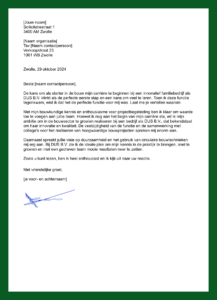 Motivatiebrief Werkvoorbereider (voorbeeld) motivatiebrief werkvoorbereider