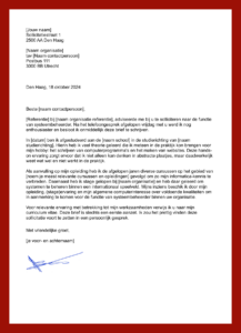 Sollicitatiebrief Systeembeheerder/ ICT (voorbeeld) sollicitatiebrief systeembeheerder