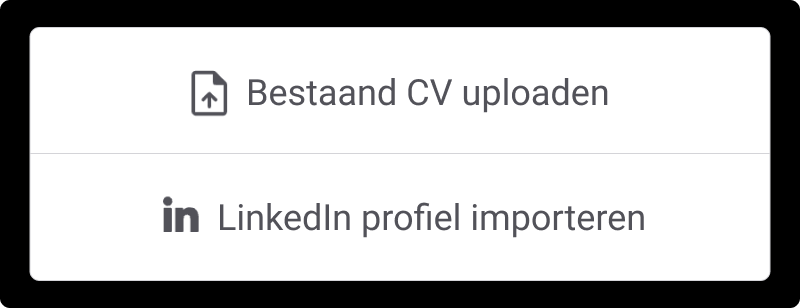cv uploaden