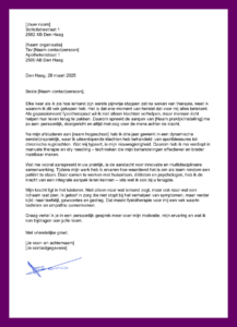 Motivatiebrief Fysiotherapeut voorbeeld motivatiebrief fysiotherapeut