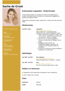 cv logopedist