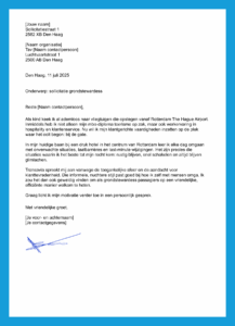 Sollicitatiebrief Grondstewardess: zo val je positief op bij de gate sollicitatiebrief grondstewardess