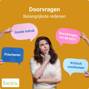Doorvragen: een onmisbare gesprekstechniek doorvragen