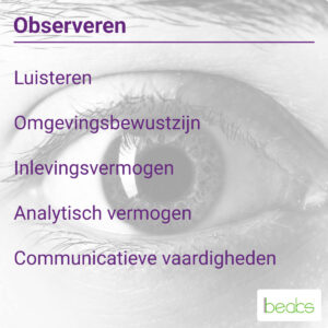 Competentie Observeren (met voorbeelden) observeren