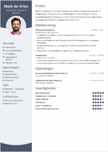 Cv Automonteur: voorbeeld, opbouw en tips cv-automonteur