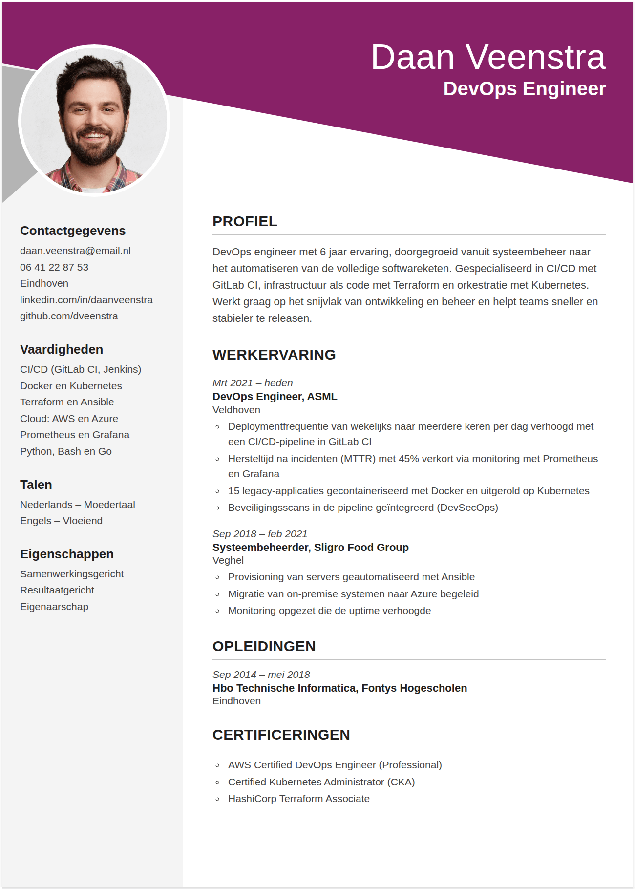 cv devops-engineer