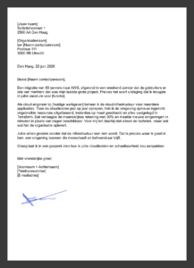 Motivatiebrief Cloud Engineer: voorbeelden en tips motivatiebrief cloud engineer