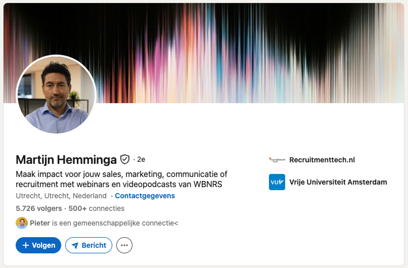 linkedin headline martijn hemminga