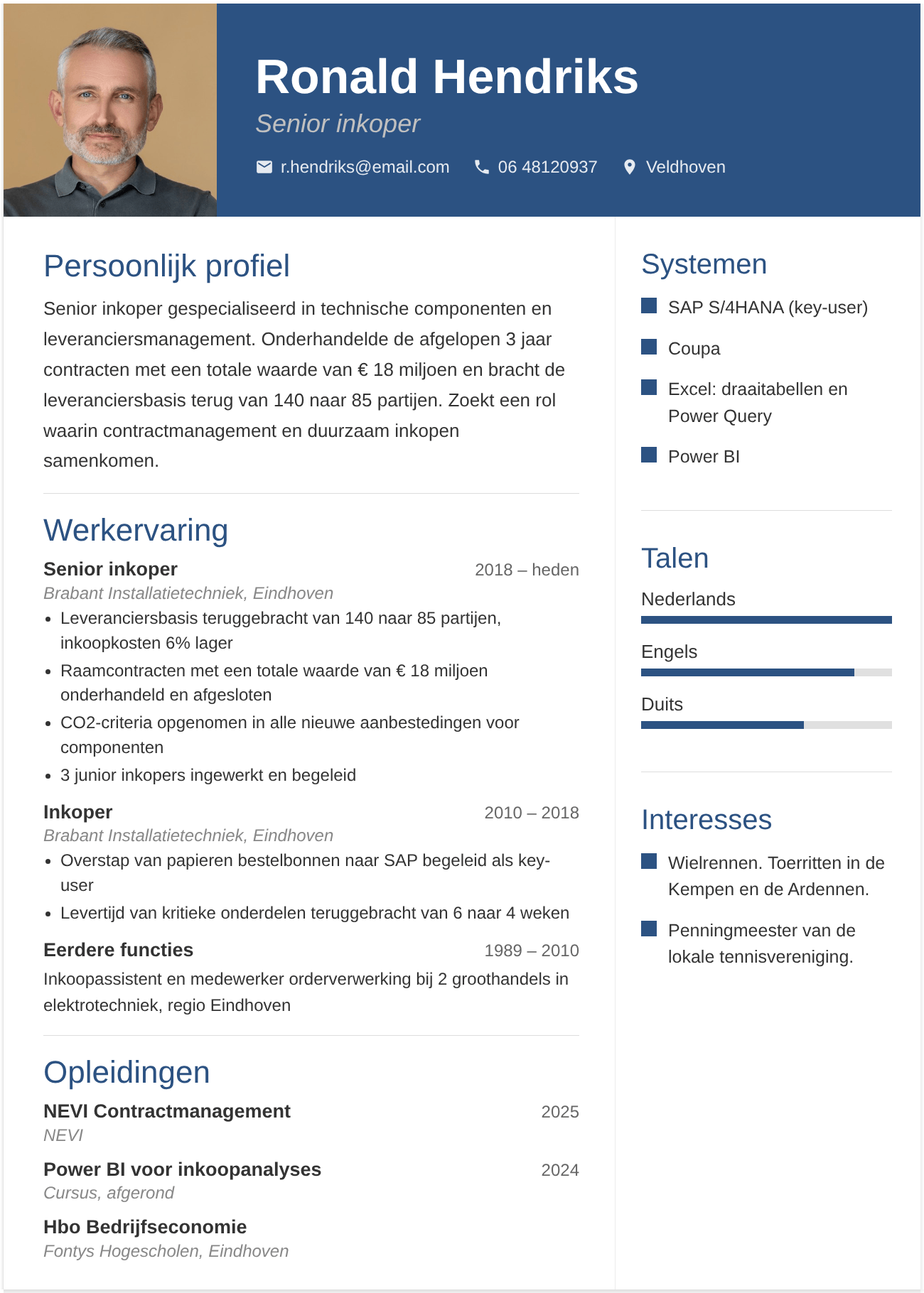 cv senior inkoper 50-plus