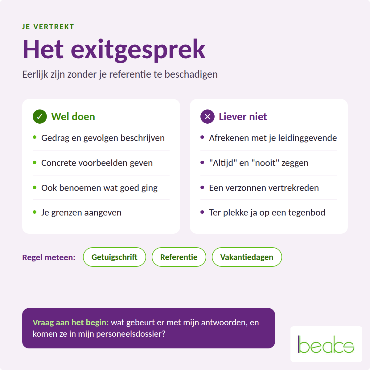exitgesprek infographic